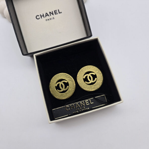 Chanel –  vintage klipsy z kolekcji wiosna/lato 1994