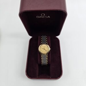 OMEGA DE VILLE - zegarek vintage na bransolecie w pudełku