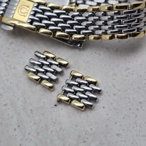 OMEGA DE VILLE - zegarek vintage na bransolecie z dodatkowymi ogniwami