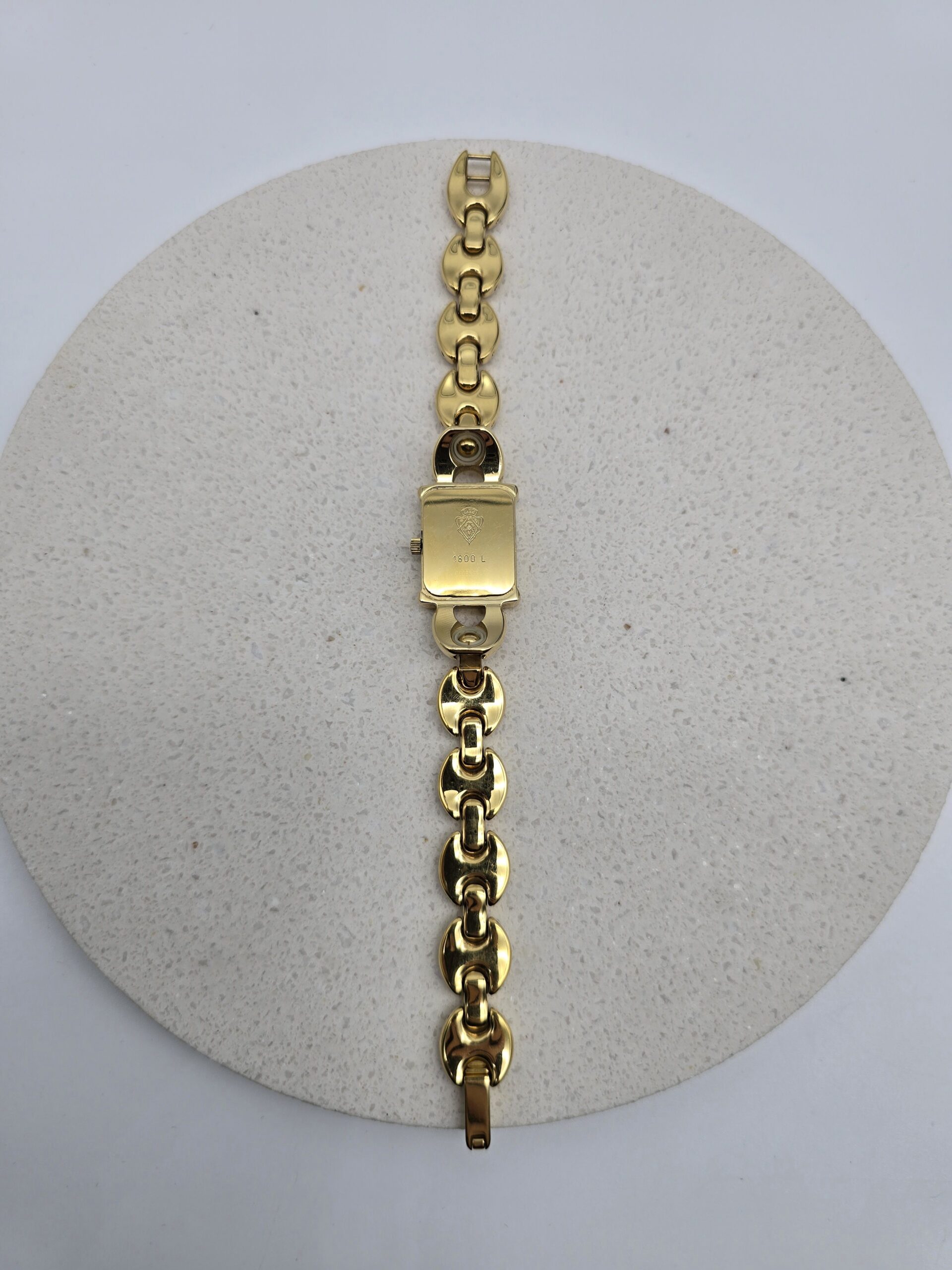 GUCCI 1800L - zegarek vintage na bransolecie, dwa wymienne paski, komplet z pudełkiem - obrazek 6