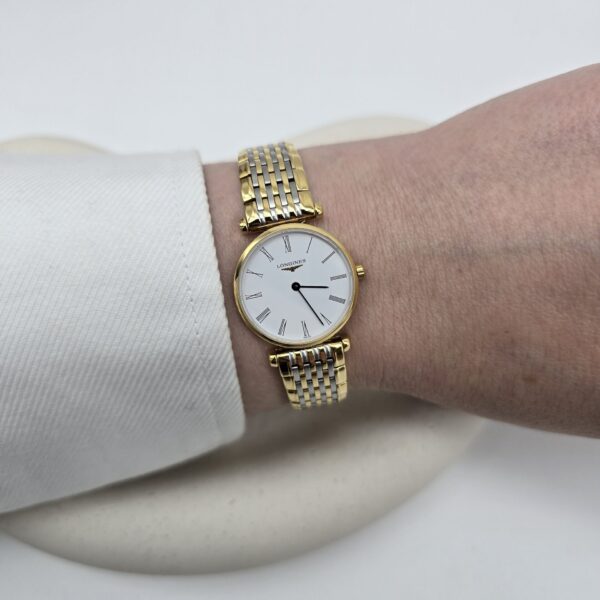 LONGINES LA GRANDE CLASSIQUE - zegarek na bransolecie na ręce