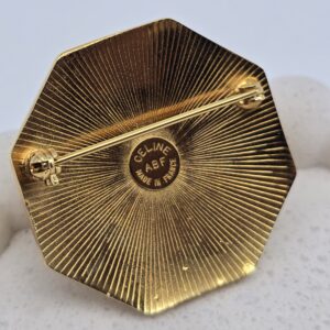 CELINE - złota broszka 