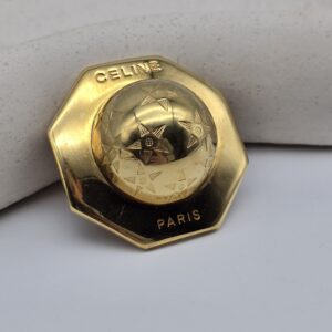 CELINE - złota broszka 