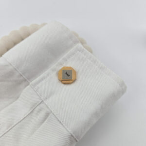 YVES SANT LAURENT - spinki do mankietów vintage na rękawie