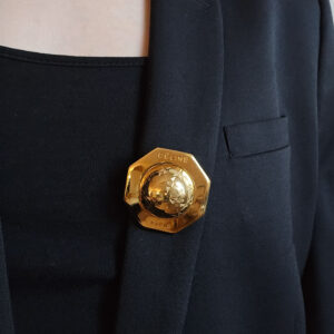 CELINE - złota broszka 