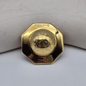CELINE - złota broszka 