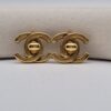 CHANEL - złote klipsy vintage
