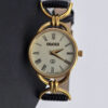 GUCCI - zegarek vintage na czarnym pasku