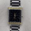YVES SAINT LAURENT - prostokątny zegarek vintage na bransolecie