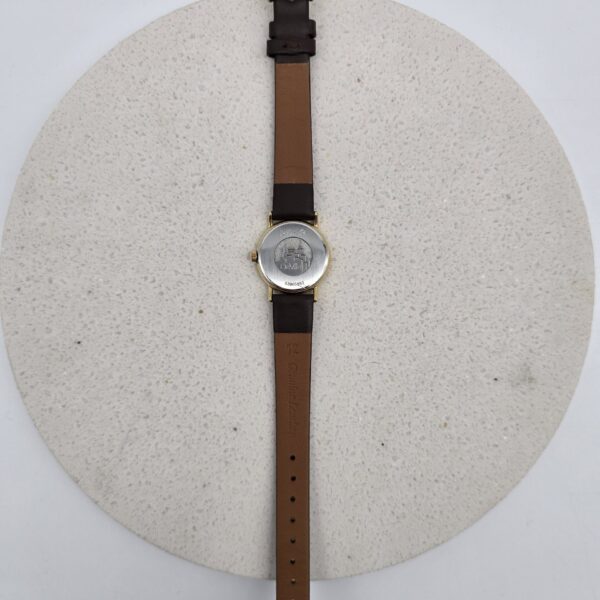 OMEGA DE VILLE - zegarek vintage ze złotą kopertą widok na tył
