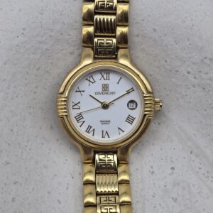 GIVENCHY – złoty zegarek vintage na bransolecie