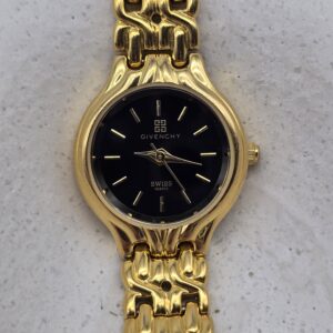 GIVENCHY - złoty zegarek vintage na bransolecie