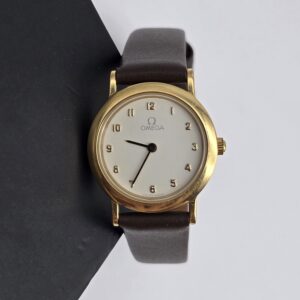 OMEGA DE VILLE - zegarek vintage ze złotą kopertą