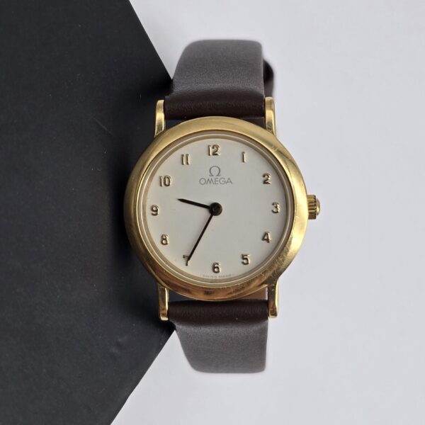 OMEGA DE VILLE - zegarek vintage ze złotą kopertą