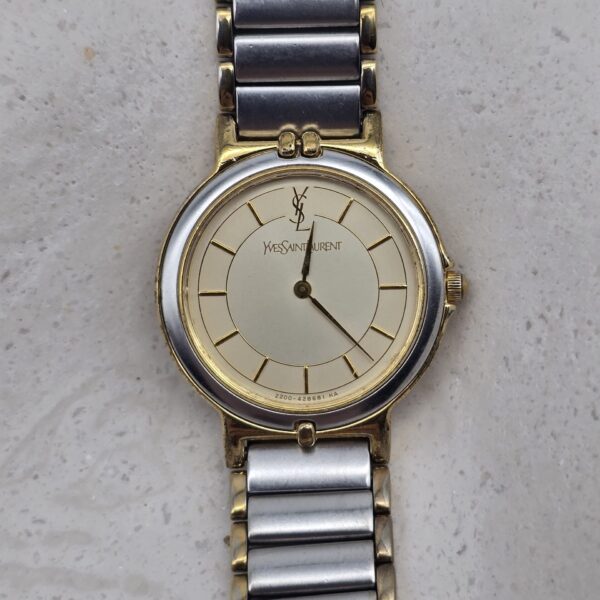 YSL - zegarek vintage na bransolecie