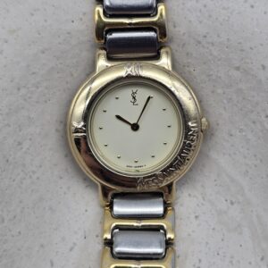 YSL - delikatny zegarek vintage na bransolecie