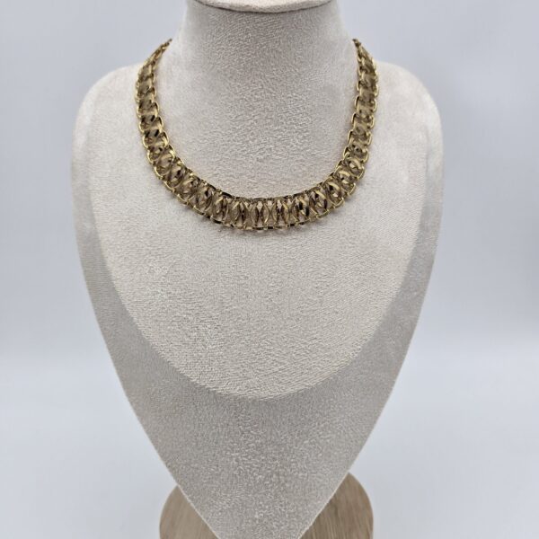 GIVENCHY - złoty choker vintage na ekspozytorze