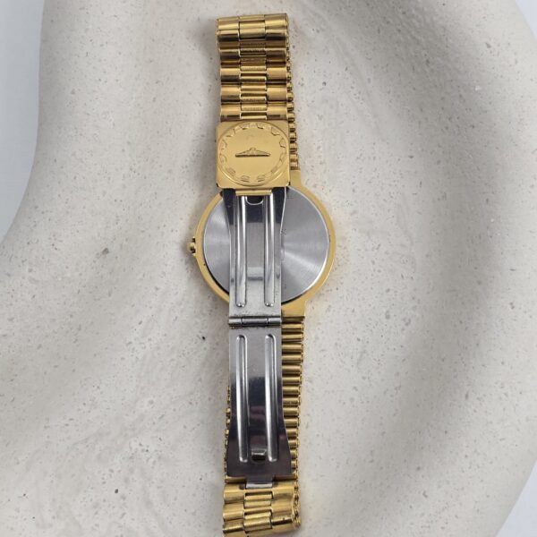LONGINES Conquest – złoty zegarek vintage widok na tył