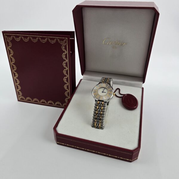 MUST DE CARTIER 21 - delikatny zegarek vintage w pudełku