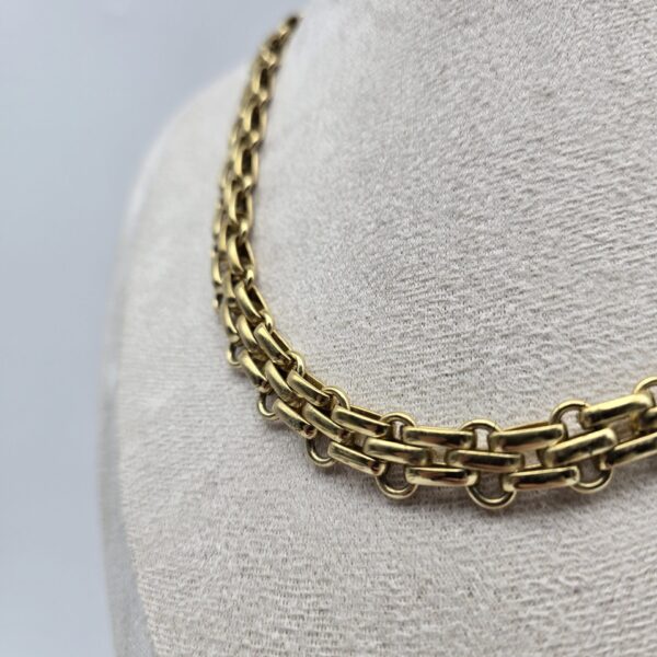 CHRISTIAN DIOR - złoty choker vintage