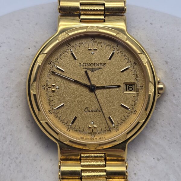 LONGINES Conquest – złoty zegarek vintage
