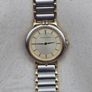 YSL - delikatny zegarek vintage na bransolecie