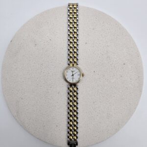 LONGINES - zegarek vintage na bransolecie widok z góry