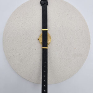 FENDI 640L - owalny złoty zegarek vintage widok na tył