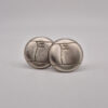 CHANEL - srebrne klipsy vintage