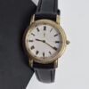 YSL - minimalistyczny zegarek vintage na czarnym pasku