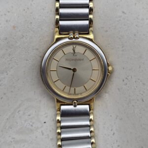 YSL - delikatny zegarek vintage na bransolecie
