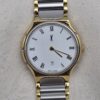YSL - minimalistyczny zegarek vintage na bransolecie z datownikiem
