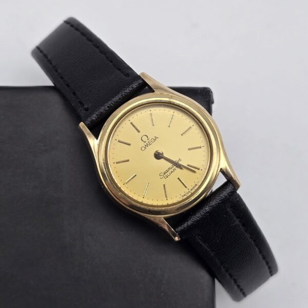 OMEGA SEAMASTER - złoty zegarek vintage
