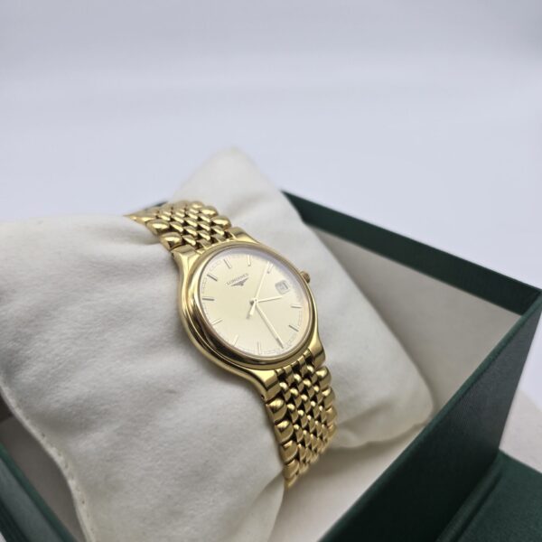 Longines – złoty zegarek vintage w pudełku w pudełku
