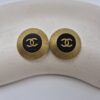 CHANEL - klipsy vintage z logo