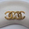 CHANEL - klipsy vintage logo CC