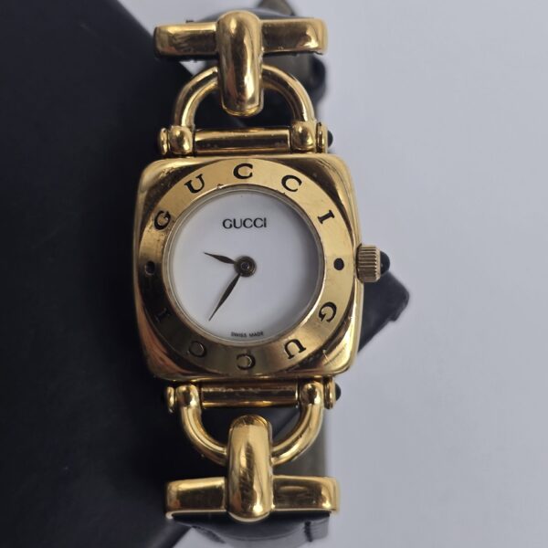 GUCCI - złoty zegarek vintage