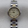 HERMÈS - zegarek vintage na dwukolorowej bransolecie