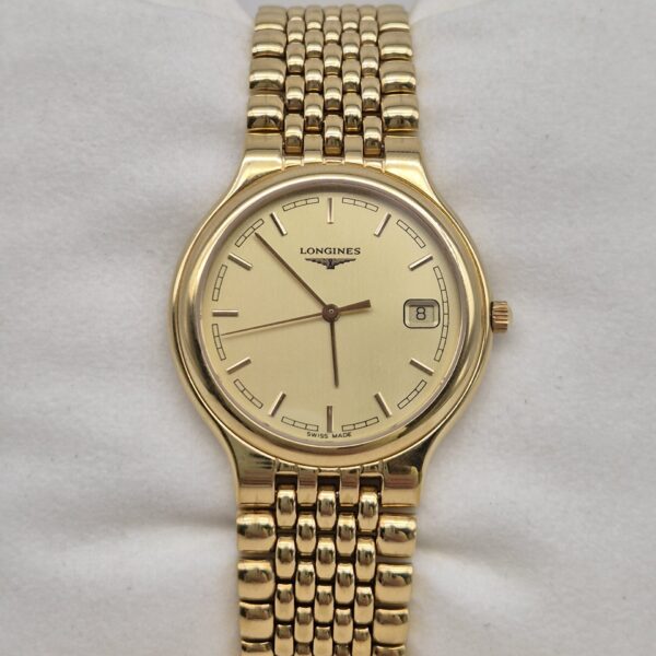 Longines – złoty zegarek vintage w pudełku
