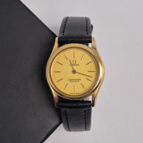 OMEGA SEAMASTER - złoty zegarek vintage