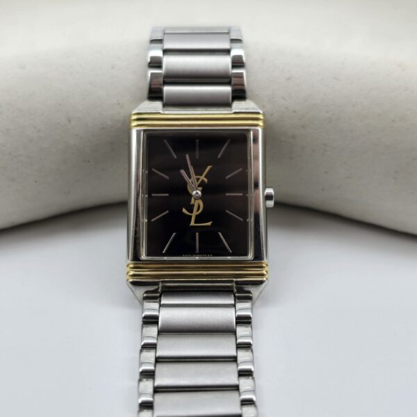 YVES SAINT LAURENT – geometryczny zegarek vintage