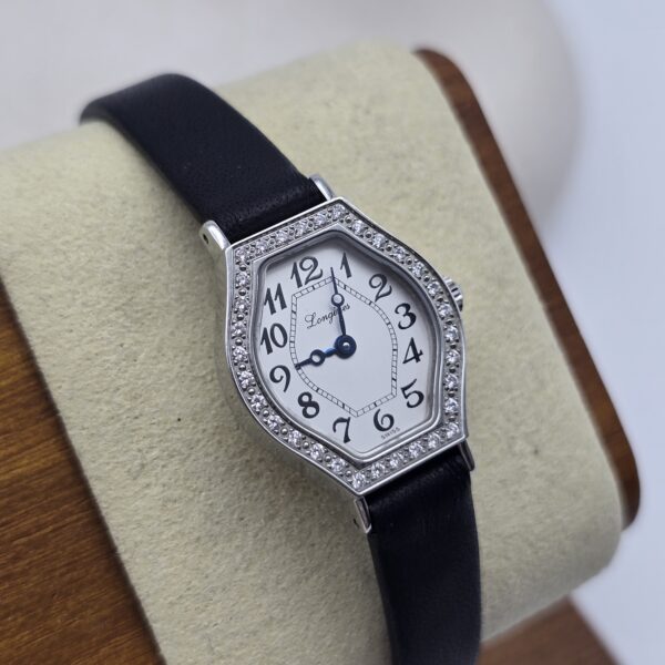 LONGINES - zegarek vintage z diamentami