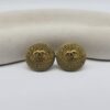 CHANEL - Plecione klipsy vintage z logo
