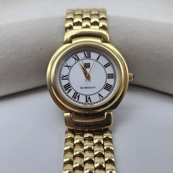 GIVENCHY - złoty zegarek vintage na bransolecie