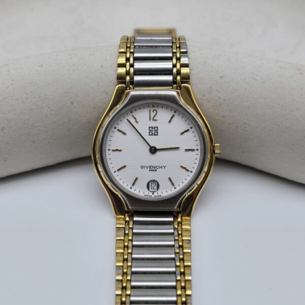 GIVENCHY - Zegarek vintage na bransolecie bikolor