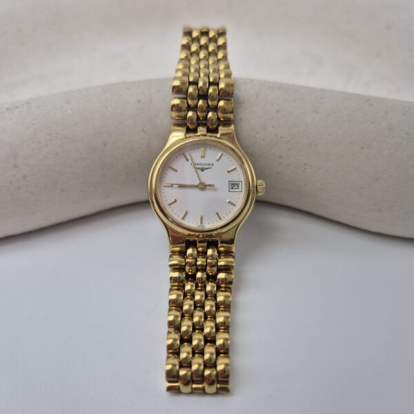LONGINES - złoty zegarek vintage w oryginalnym pudełku