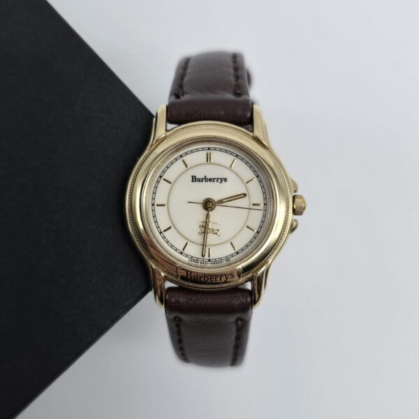 BURBERRY -minimalistyczny zegarek vintage na pasku