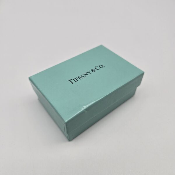 TIFFANY&CO - minimalistyczne kolczyki vintage w kształcie serca, srebro 925 pudełko