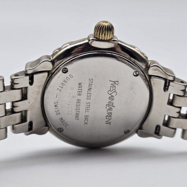 YSL - zegarek vintage z datownikiem dekiel
