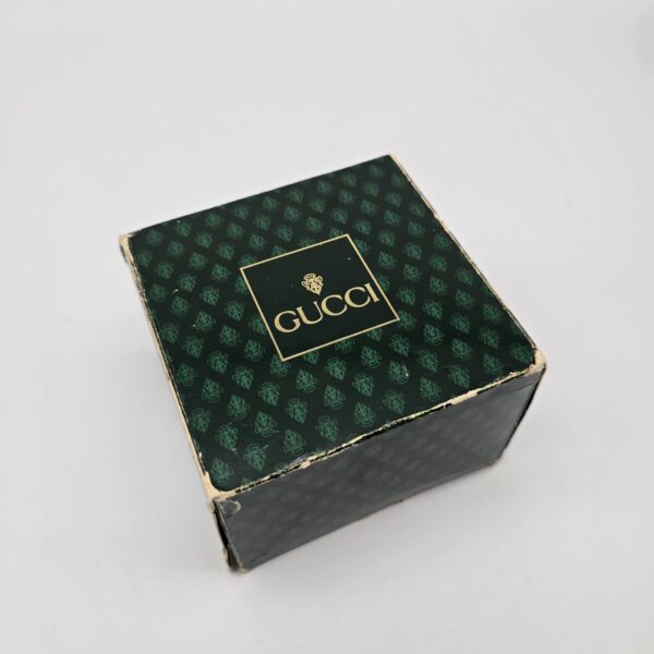 GUCCI - elegancki zegarek vintage w stylu two-tone pudełko